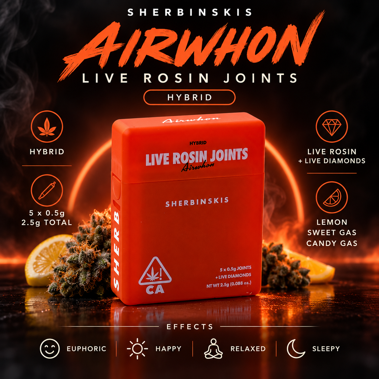 Sherbinskis Rosin Infused Pre-Roll - Airwhon