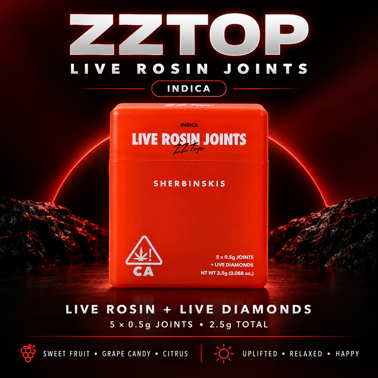 Sherbinskis Rosin Infused Pre-Roll - ZZTOP