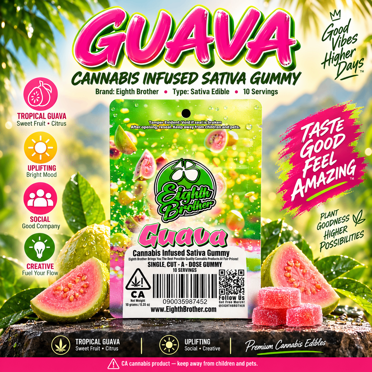 Guava Cut-A-Dose Gummy